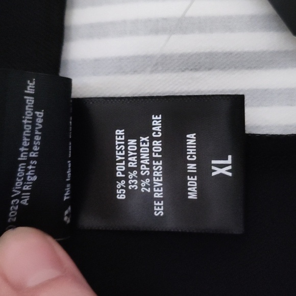 Nickelodeon hot topic Invader Zim GIR Split Stripe Shortalls XL - Picture 8 of 9